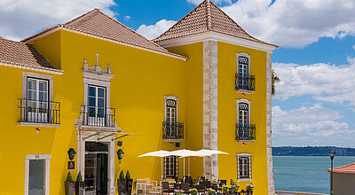 Workation ist auch im Vila Gale Collection Palacio dos Arcos bei Lissabon möglich