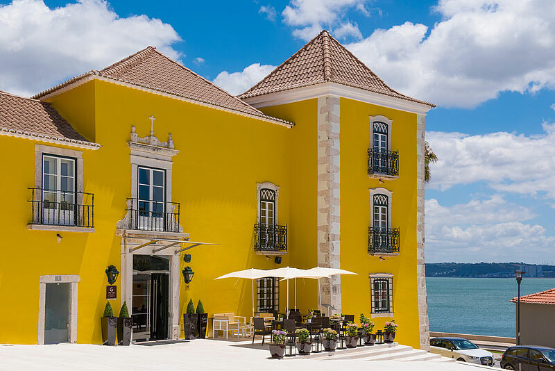 Workation ist auch im Vila Gale Collection Palacio dos Arcos bei Lissabon möglich