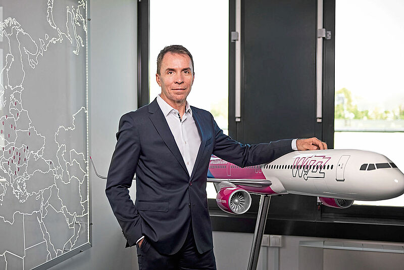 Wizz-Air-Chef Jozsef Varadi sieht in Deutschland noch viel Potenzial
