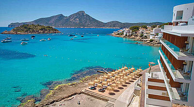 Das Universal Hotel Aquamarin auf Mallorca hat nun einen Beach Club