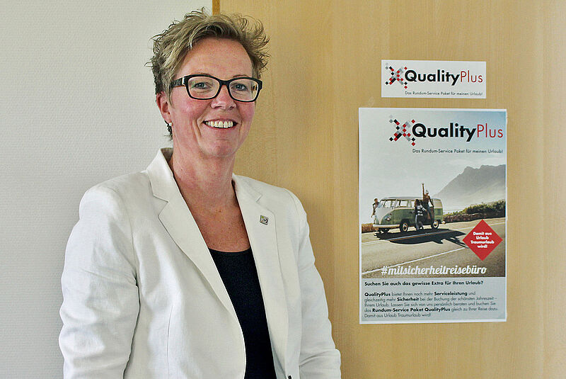 Sie leitet das Projekt Quality Plus: Sabine Gnyp von RT-Reisen