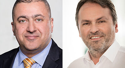 Okay Yildirim (links) hat Anex verlassen, Hakan Bakar leitet die Geschäfte nunmehr als alleiniger Chef