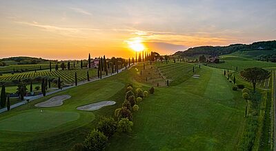 Gespielt wird auch auf dem Platz des Golf & Country Clubs Castello di Spessa