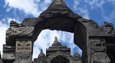 Eine neue Indonesien-Reise verbindet Java – hier die Tempelanlage Borobudur – mit Sulawesi