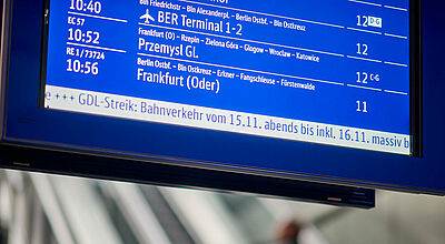 Nichts geht mehr: Ab Mittwoch wird der Bahnverkehr wieder lahmgelegt. Foto: Deutsche Bahn