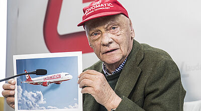 Niki Lauda ist immer für eine Überraschung gut: Jetzt steigt Ryanair bei Laudamotion ein