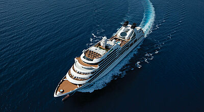 Kleine Luxuskreuzfahrtschiffe – hier die Seabourn Quest – werden bei Premium-Kunden und Reisebüros immer begehrter