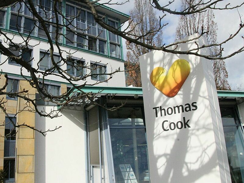 Die Pleite von Thomas Cook – hier die Zentrale in Oberursel – traf 220.000 deutsche Kunden. Foto: mg