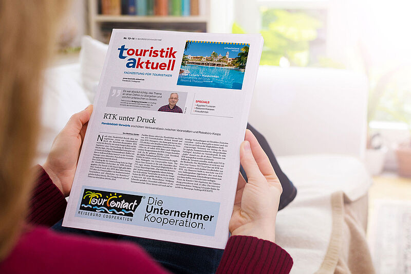 Branchen-News, Hintergründe und Produktinfos auf 56 Seiten: Die neue Ausgabe von touristik aktuell ist im Versand und als E-Paper abrufbar. Foto: golibo/istockphoto