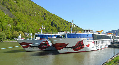 Flussreisen mit Arosa – hier der Einschiffungshafen Engelhartszell an der Donau – sind für 2024 bereits gut gebucht. Foto: ck