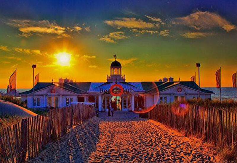 Bar mit Strand-Feeling: der Beachclub O im Hotel van Oranje