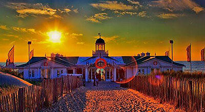 Bar mit Strand-Feeling: der Beachclub O im Hotel van Oranje