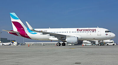 Verspätungen, Flugausfälle: Eurowings soll dem DRV Lösungen präsentieren. Foto: Michael Fritz
