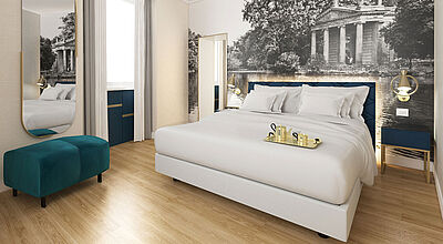Zimmerbeispiel des neuen NH Collection Fori Imperiali