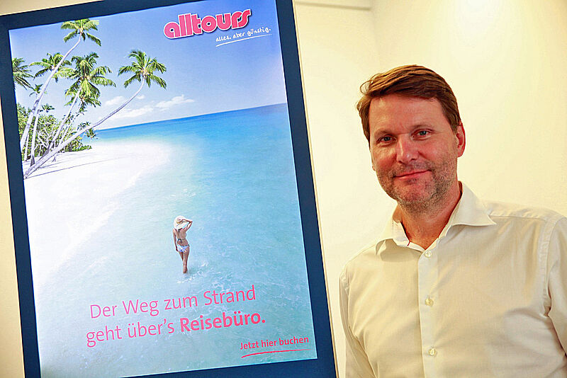 Vertriebschef Georg Welbers weiß, dass Reisebüros die wichtigsten Vertriebspartner von Alltours sind. Foto: Alltours