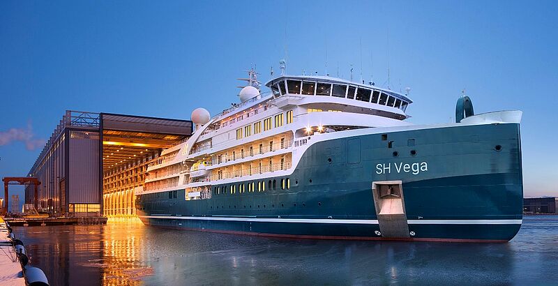 Die finnische Bauwerft Helsinki Shipyard hat ihr neues Schiff Vega nun direkt an Swan Hellenic verkauft