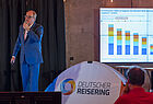Guido Wiegand, Vorstandsvorsitzender Forschungsgemeinschaft Urlaub und Reisen und Vertriebschef von Studiosus während seiner Keynote-Rede