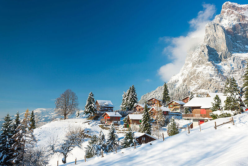 Idyllisch: Ein Wintersporturlaub in der Schweiz