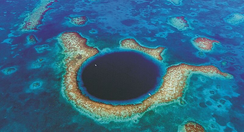 Das Great Blue Hotel ist eine der Attraktionen von Belize