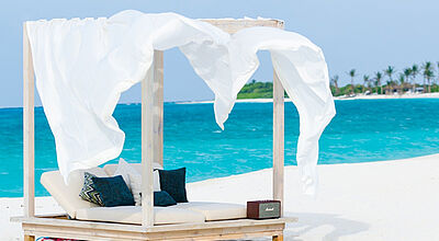 Beach Cabana im Finolhu Resort