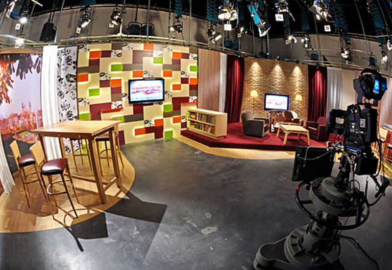 Seit einem Jahr auch räumlich unter einem Dach mit FTI: Das Studio von Sonnenklar TV in der Münchner Zentrale