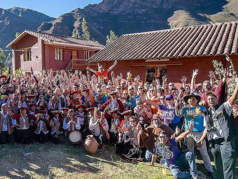 Teilnehmer des letztjährigen Change Makers GX-Gipfels in Peru. Foto: Stephanie Francis/G Adventures