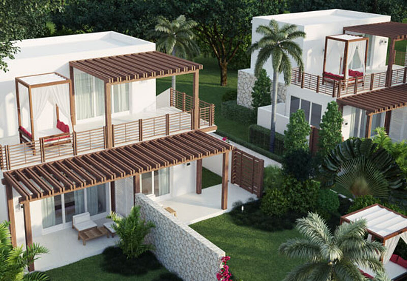 Club-Med-Anlage in Punta Cana in der Dominikanische Republik