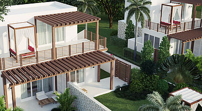 Club-Med-Anlage in Punta Cana in der Dominikanische Republik