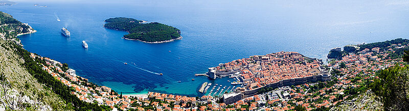 Beliebtes Kreuzfahrtziel: die kroatische Hafenstadt Dubrovnik