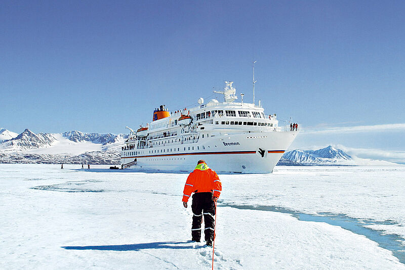 Das Expeditionsschiff Bremen kreuzt regelmäßig in polaren Regionen