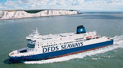 DFDS steuert Dover ab Dünkirchen an