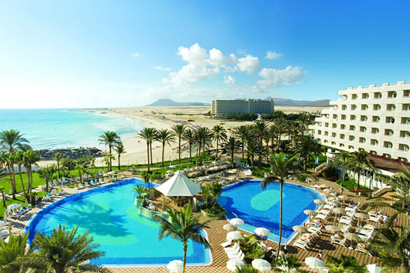 Gut im Rennen: Die Riu-Hotels – hier das Riu Tres Islas auf Fuerteventura – steigerten ihre Auslastung im Winter deutlich