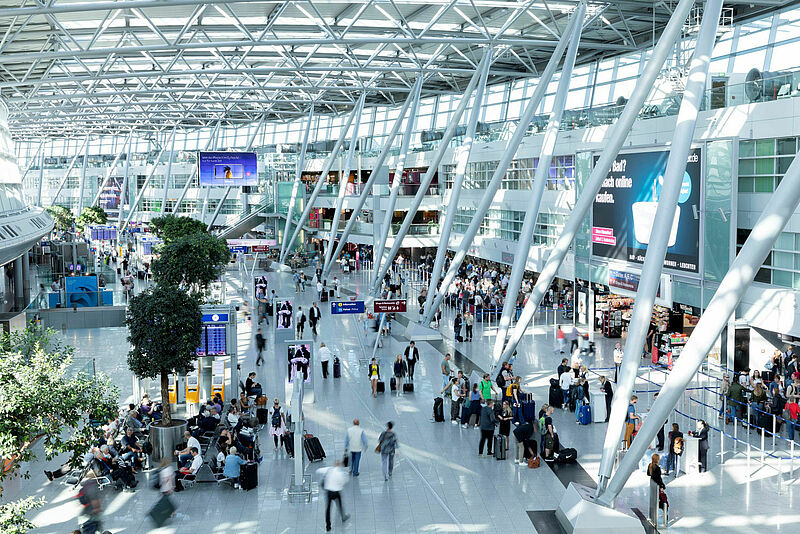 In Düsseldorf blieben Passagiere vom einem erneuten Chaos verschont, sagt der Airport