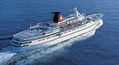 Die Princess Daphne der griechischen Reederei Classic International Cruises wurde im Oktober festgesetzt