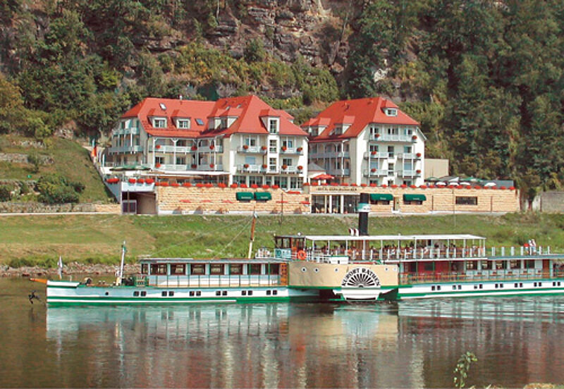 Das Hotel Elbschlösschen im Elbsandsteingebirge war 2013 Sieger in der Neckermann-Primo-Kategorie Wellness