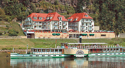 Das Hotel Elbschlösschen im Elbsandsteingebirge war 2013 Sieger in der Neckermann-Primo-Kategorie Wellness