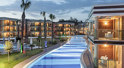 Der neue Robinson Club Masmavi bietet Familienzimmer mit direktem Zugang zum Pool Der neue Robinson Club Masmavi bietet Familienzimmer mit direktem Zugang zum Pool