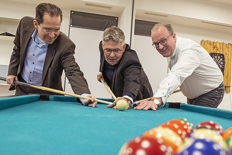 Sie leiten Alpha (von links): Christoph Rische, Albin Loidl und Detlef Schroer