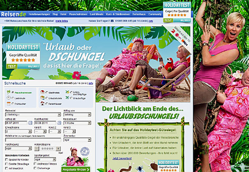 Niederlage vor dem Landgericht München: Unister muss die Werbung für das neue Gütesiegel Holidaytest vorerst einstellen