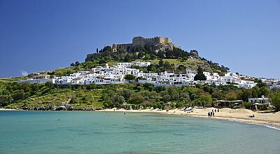 Hotels auf Rhodos wurden in der vergangenen Kalenderwoche am häufigsten nachgefragt