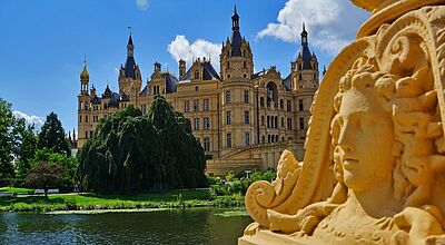 Das Schweriner Schloss ist das Herzstück des Ensembles, das nun von der Unesco ausgezeichnet wurde