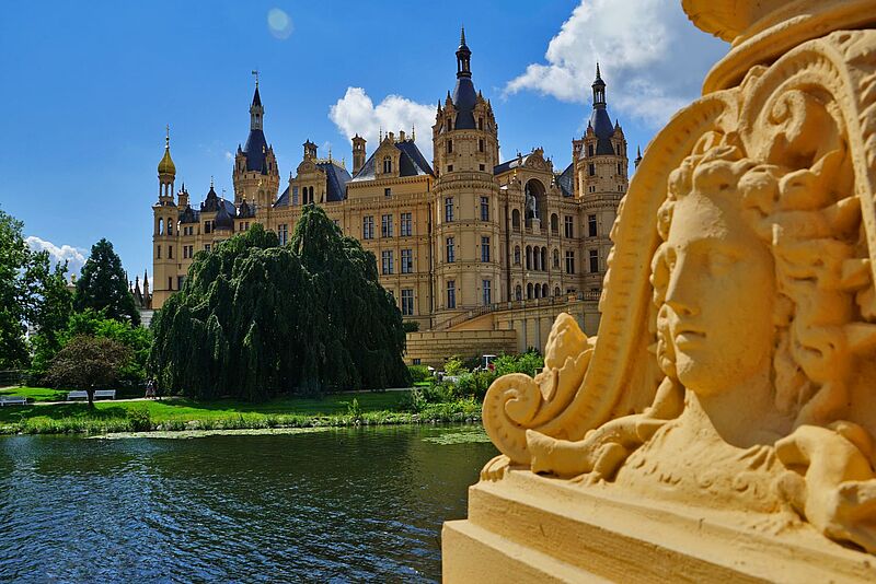 Das Schweriner Schloss ist das Herzstück des Ensembles, das nun von der Unesco ausgezeichnet wurde