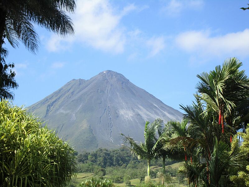 Der Vulkan Arenal ist eines der Highlights in Costa Rica