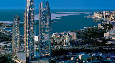 Das Jumeirah at Etihad Towers ist eines von 25 Hotels für einen Stopover