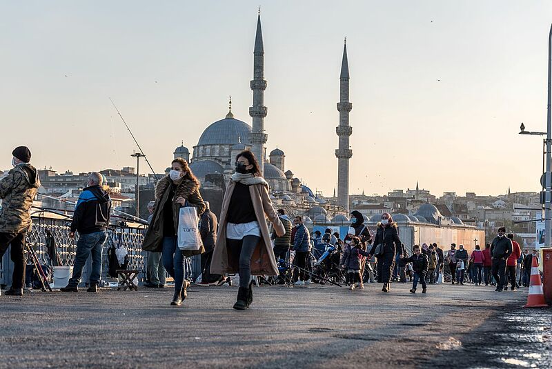 Auch in Istanbul müssen sich die Menschen ab Donnerstag auf einen harten Lockdown einstellen