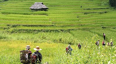 Deutsche Touristen können Thailand, wie hier während eines Trekking-Trips den Norden des Landes, jetzt bis zu 60 Tage am Stück erkunden