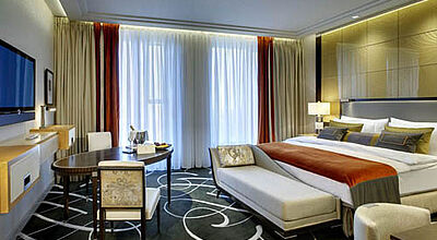 So soll ein Zimmer im Waldorf Astoria Berlin aussehen