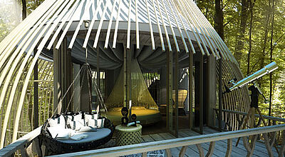 So sieht einer der Villentypen im neuen Keemala auf der thailändischen Insel Phuket aus