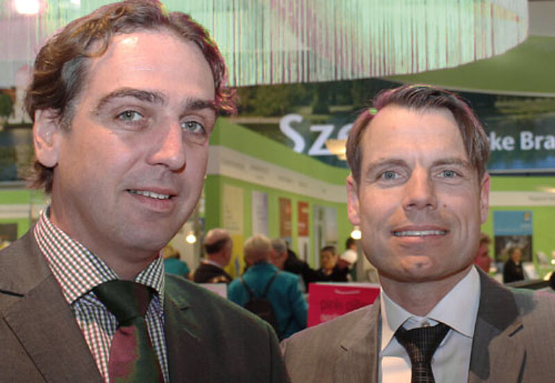 Karsten Balke und Andreas Wobig sehen neue Chancen für Germania im touristischen Markt