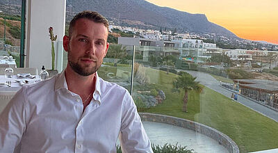 Reiseverkäufer Patrick Glatzl ist der neue Botschafter des Temptation Miches in der Dominikanischen Republik